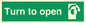 SA403: Turn clockwise to open