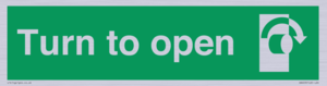 SA403: Turn clockwise to open