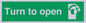 SA403: Turn clockwise to open