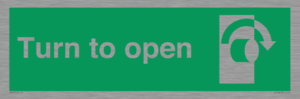 SA403: Turn clockwise to open