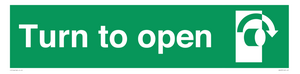 SA403: Turn clockwise to open