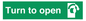 SA403: Turn clockwise to open