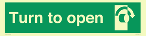 SA403: Turn clockwise to open