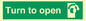 SA403: Turn clockwise to open