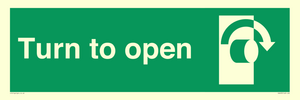 SA403: Turn clockwise to open