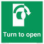SA403: Turn clockwise to open