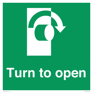 SA403: Turn clockwise to open
