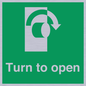 SA403: Turn clockwise to open