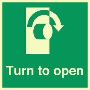 SA403: Turn clockwise to open
