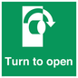 SA403: Turn clockwise to open