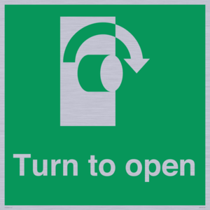 SA403: Turn clockwise to open