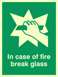 SA404: in case of fire break glass