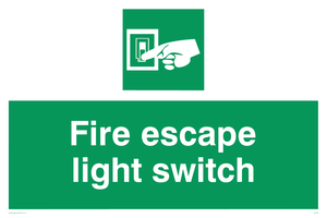 SA408: fire escape light switch