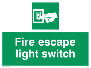SA408: fire escape light switch