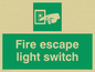 SA408: fire escape light switch