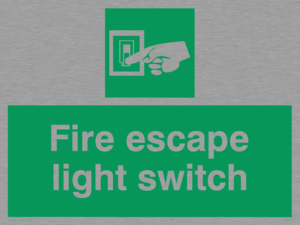 SA408: fire escape light switch