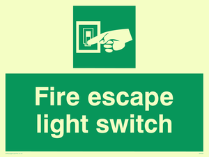 SA408: fire escape light switch