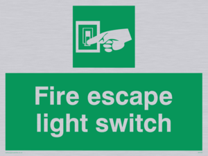 SA408: fire escape light switch