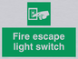 SA408: fire escape light switch