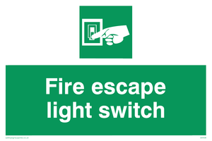 SA408: fire escape light switch