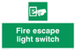 SA408: fire escape light switch