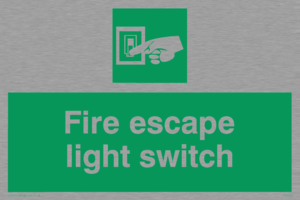 SA408: fire escape light switch