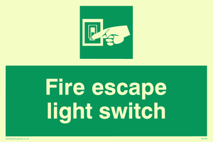 SA408: fire escape light switch