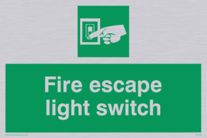 SA408: fire escape light switch