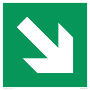 SA452: E910 Safe condition: Down right arrow (45 deg supplimentary)