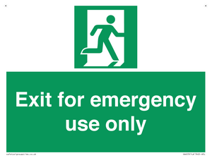 SA453: Exit for emergency use only