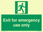 SA453: Exit for emergency use only