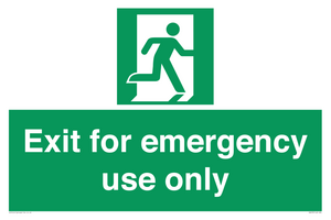 SA453: Exit for emergency use only