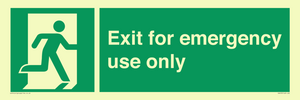 SA453: Exit for emergency use only
