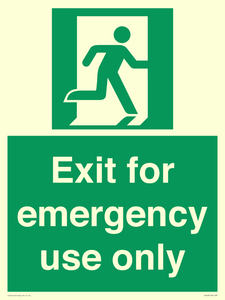 SA453: Exit for emergency use only