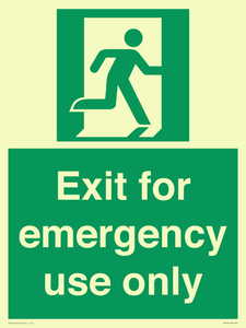 SA453: Exit for emergency use only