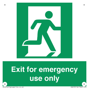 SA453: Exit for emergency use only