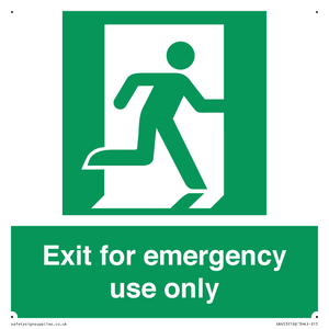 SA453: Exit for emergency use only