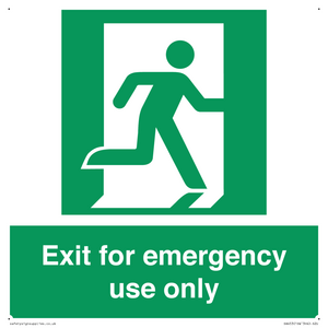 SA453: Exit for emergency use only