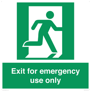 SA453: Exit for emergency use only