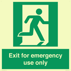 SA453: Exit for emergency use only