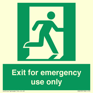 SA453: Exit for emergency use only