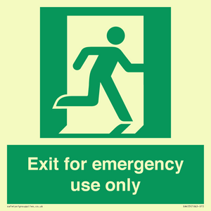 SA453: Exit for emergency use only