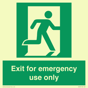 SA453: Exit for emergency use only