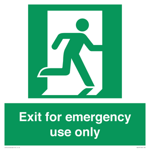 SA453: Exit for emergency use only