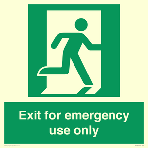 SA453: Exit for emergency use only