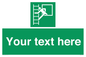 SA5225: Custom Emergency Escape Ladder Sign