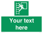 SA5225: Custom Emergency Escape Ladder Sign