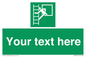 SA5225: Custom Emergency Escape Ladder Sign