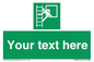SA5225: Custom Emergency Escape Ladder Sign