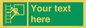 SA5225: Custom Emergency Escape Ladder Sign